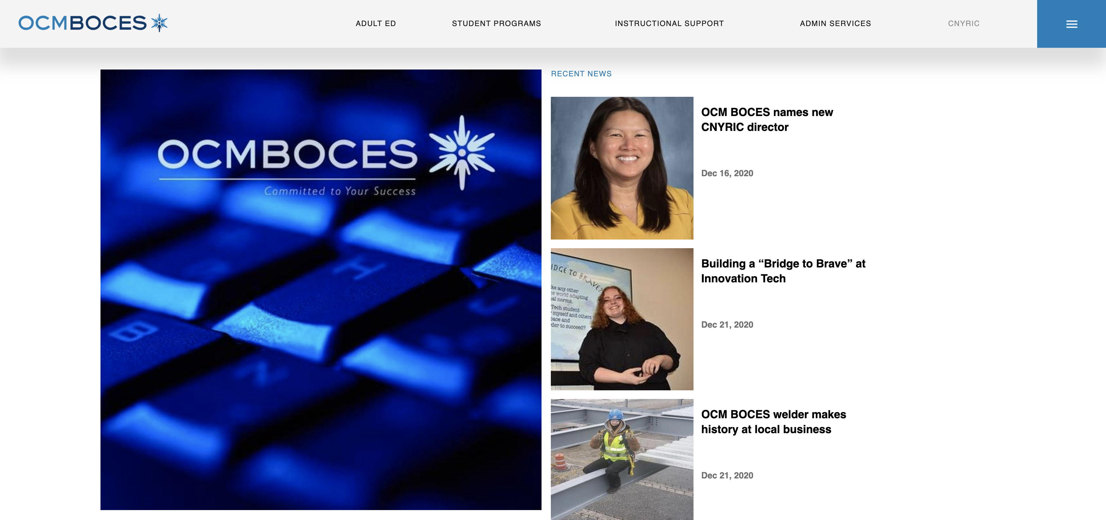 click here to see the new ocm boces website