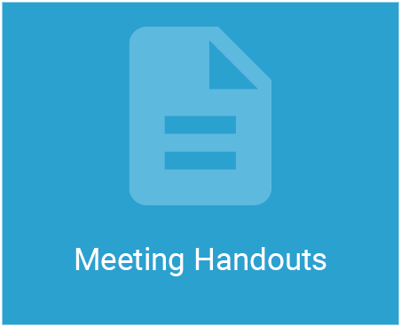 Click here for meeting handouts