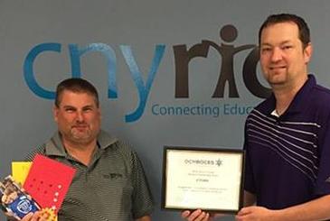 Data Center team members receive Work-Based Learning Business Partnership Award