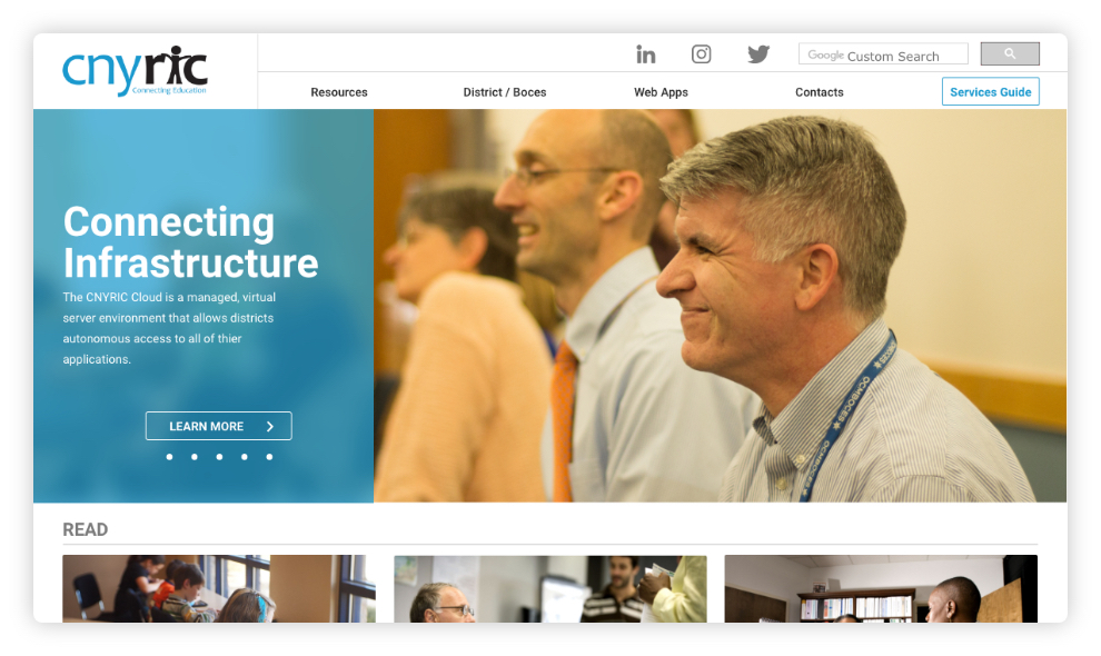 Central New York Regional Information Center website