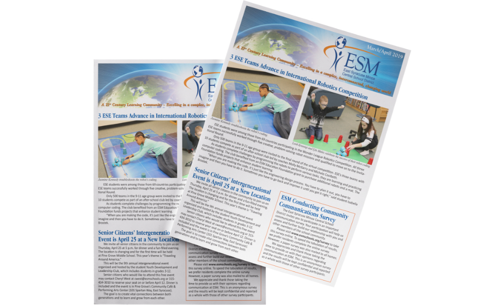 ESM newsletters