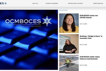 OCM BOCES Website Gets a Redesign