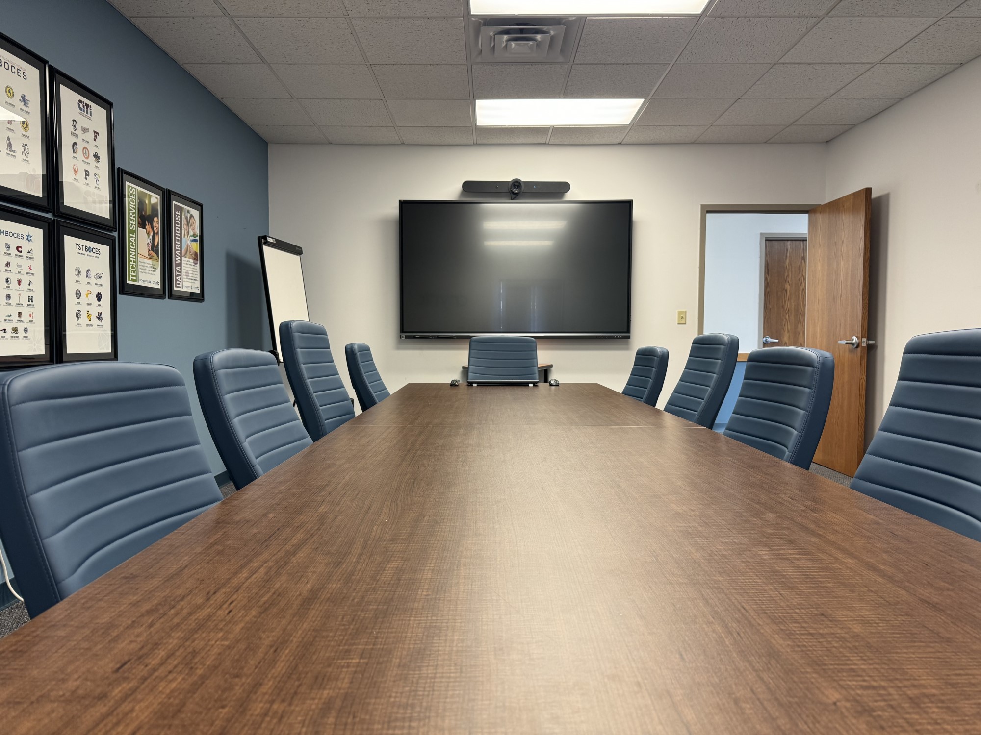 picture of the cnyric's upgraded administrative conference room