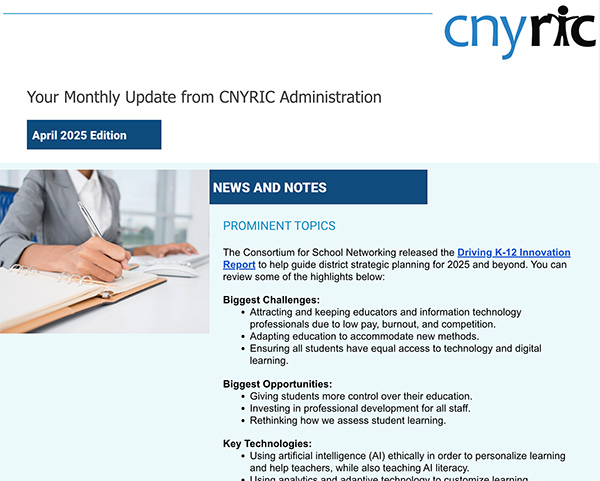 click here to read the April newsletter