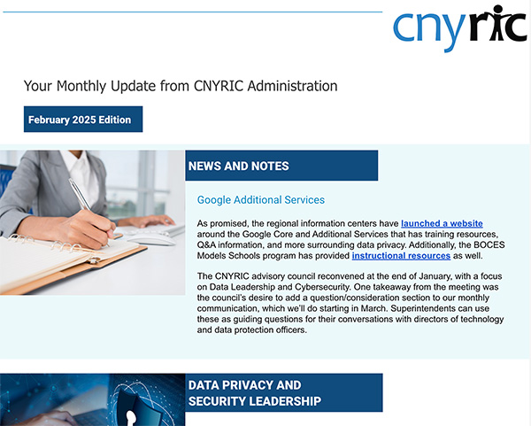 click here to read the February newsletter