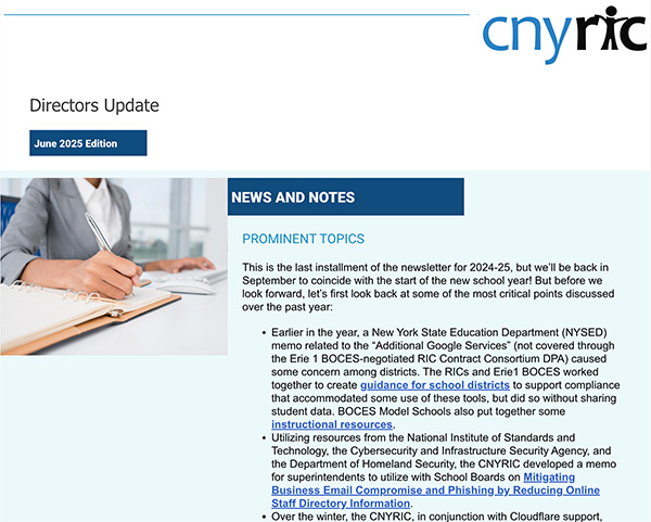 click here to read the June newsletter