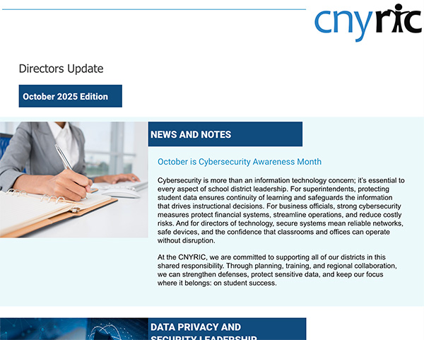 click here to read the October newsletter
