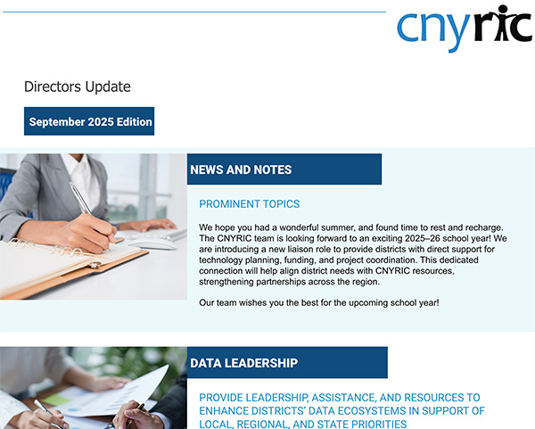 click here to read the September newsletter