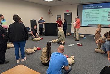 CPR & AED Training Held at the CNYRIC